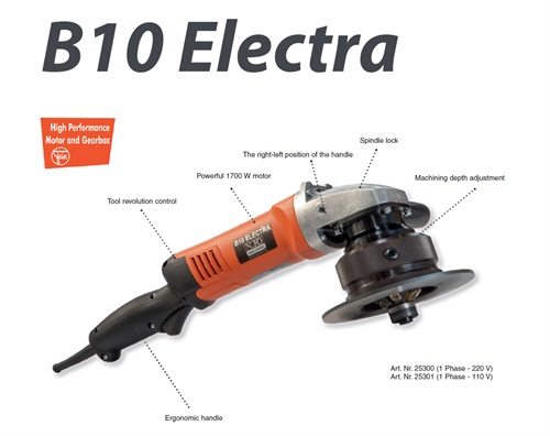 B10 ELECTRA BEVELER -  230V, 50Hz, 1700W Without Head